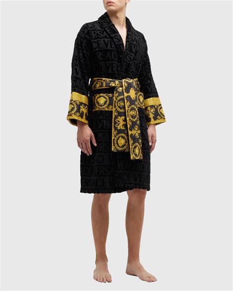 robe versace jeans couture|Versace unisex barocco sleeve robe.